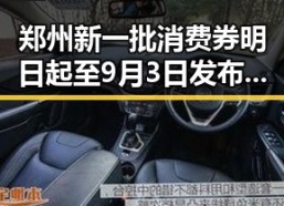 郑州新一批消费券明日起至9月3日发布关于全球治理白皮书引发热议