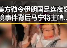 美方勒令伊朗国足连夜离境事件背后 马宁将主哨世界杯小组赛第二轮引发关注